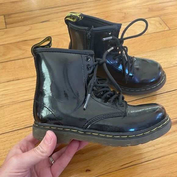 Dr. Martens Other - Dr. Marten Shiny Boots size 10